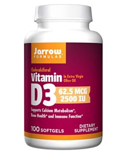 Jarrow Formulas Vitamin D3 2500 IE