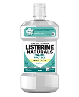 Listerine Naturals Enamel Protect ustna voda, 500 mL