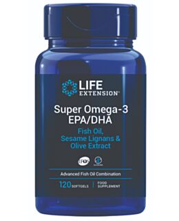 Super omega-3 EPK/DHK ribje olje, sezamovi lignani & izvleček oljk