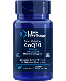 Super ubikinol CoQ10 z okrepljeno podporo mitohondrijem™, 100 mg
