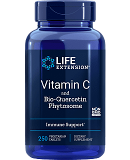 Vitamin C in kvercetin fitosom, 250 veg tbl